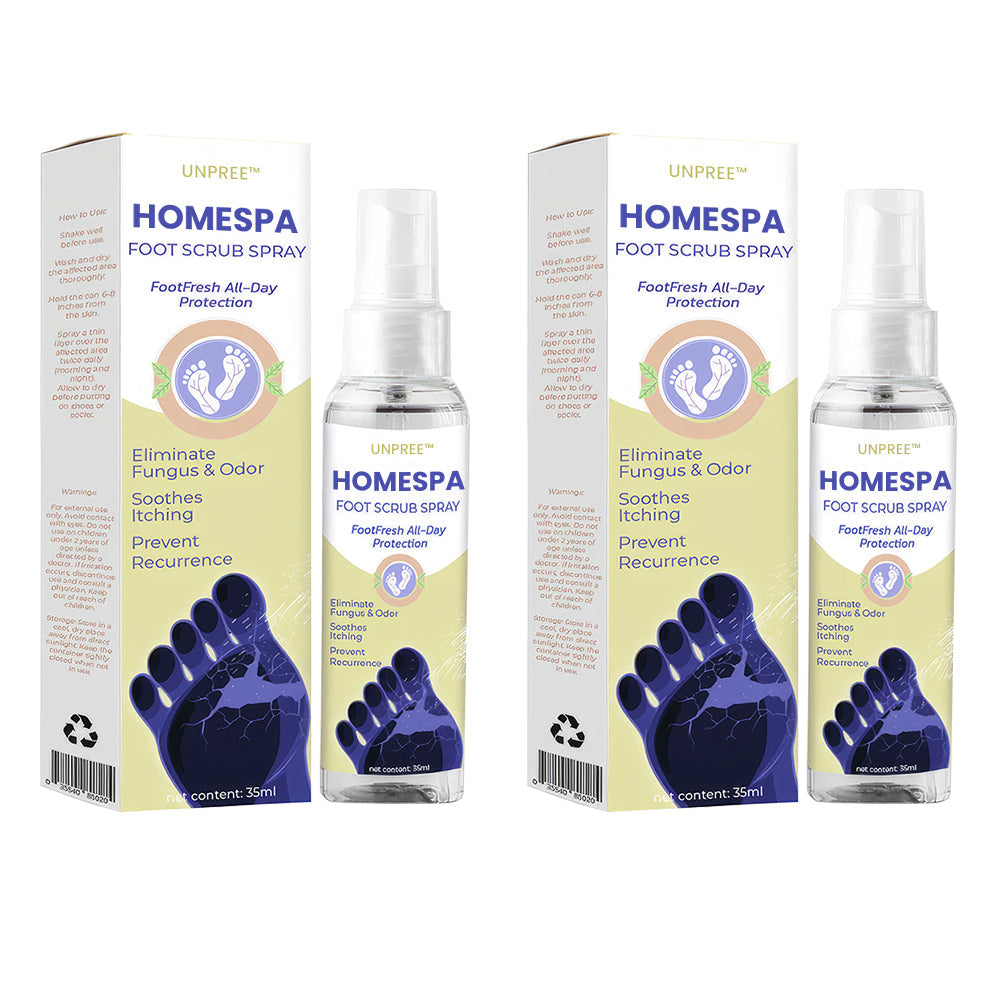 HomeSpa Foot Scrub Spray