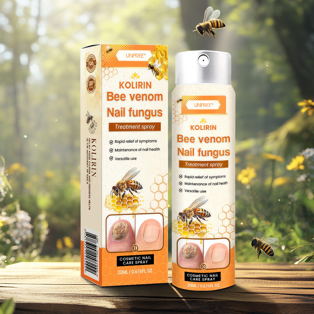 💥 2025 Limited 70% OFF ️⏳  Kolirin Bee Venom Nail Fungus Spray 💥 Fix All Nail Problems within 2 Weeks